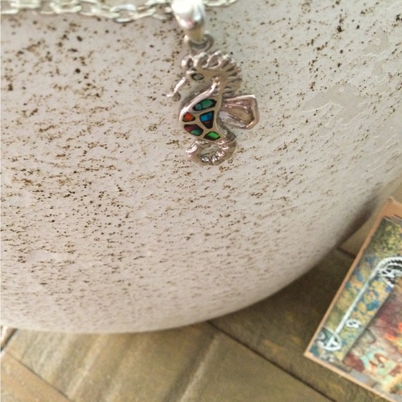 New Sterling Silver 18” Chain and Seahorse - Picture 6 of 10